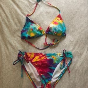 Roxy bikini tie dye